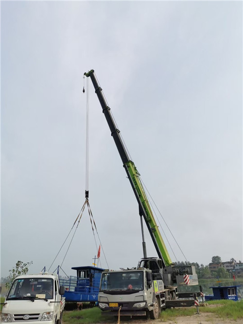 衡南县桥梁建设吊装案例